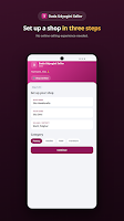 Dada Udyogini Seller app — 'Set up a shop in three steps', the onboarding form